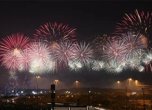 新沂市焰火晚会